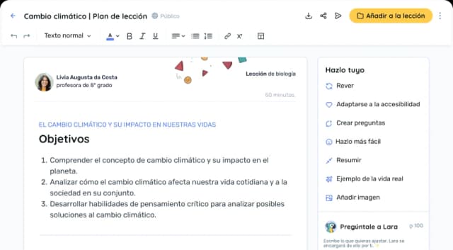 Crea el material perfecto