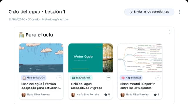 Crea una clase completa a partir de tu material