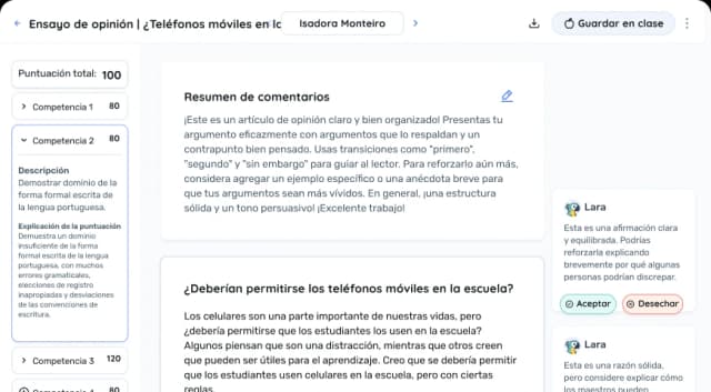 Corrige automáticamente